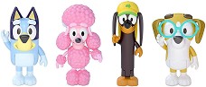 Фигурки на Блуи, Сникърс, Коко и Хъни - Moose Toys - На тема Bluey — BLU13014