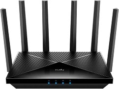   Cudy WR11000 - 2.4 GHz (688 Mbps), 5 GHz (4320 Mbps), 6 GHz (5765 Mbps), 6  - 