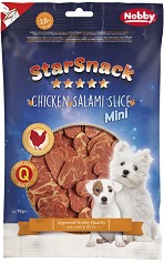    Nobby Chicken Salami Slice Mini - 70 g,    ,   StarSnack - 