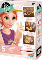 Направи сама 5 бижута - Buki France - Творчески комплект от серията Be Teens — BKBE121