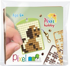 Мозайка ключодържател Куче - Pixelhobby - Творчески комплект — 23107
