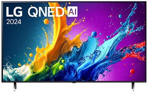  LG 43QNED80T3A - 43" QNET Ultra HD 3840 x 2160, , Smart TV, HDR10 Pro, 3 x HDMI, Ethernet, USB, Bluetooth, Wi-Fi - 