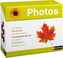 Кутия с фотографии Сезоните - Nathan - Образователен комплект — N342196