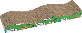 Драскалка за котки anipro - 45 × 4,5 × 12,5 см, с котешка мента