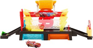 Автомивка с промяна на цвета на количките - Mattel - На тема Колите — JBM70