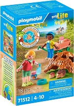 Playmobil My Life - Грижа за семейство таралежи — 71512
