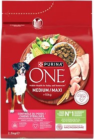         Purina One Medium & Maxi Adult Weight Control - 2.5 kg,    ,     ,    - 