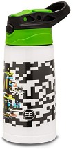 Детска стоманена термо бутилка Bono - Cool Pack - С вместимост 350 ml от серията Game Over — Z10679