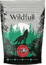 Суха храна за кучета Wildfull Adult — 12 кг, с месо от диво прасе, от серията Mini Size, за дребни и малки породи, в зряла възраст
