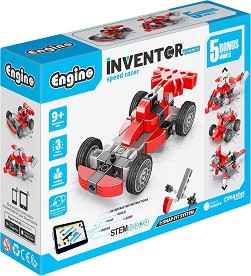 Engino - Състезателна кола 5 в 1 - От серията Inventor — IN10