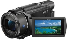   Sony FDR-AX53 - 3.0" LCD, SD/SDHC/SDXC, Multi/Micro USB, HDMI (micro), Wi-Fi, NFC - 