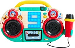 Дървен радиокасетофон с микрофон - HaPe - От серията Pixelz — 0703