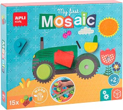 Моята първа дървена мозайка - Apli Kids — 17652