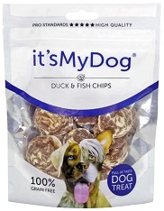 Лакомства за кучета its My Dog Chips - 85 г, с патешко и риба