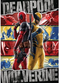 Дедпул и Върколака - Пъзел от 1000 части на тема Marvel — Clementoni 37050