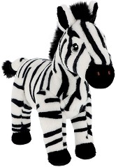 Еко плюшена дива зебра - Keel Toys - От серията Keeleco — SE3699