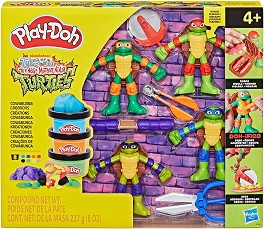 Комплект Cowabunga - Play-Doh - Творчески комплект на тема Костенурките Нинджа — G0556