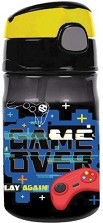 Детска пластмасова бутилка Colorino Kids Handy - С вместимост 300 ml от серията Game Over — Z01657