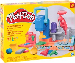 Детска стойка за инструменти - Play-Doh - Творчески комплект с аксесоари — F9141