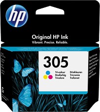 Касета с мастило за принтер HP 305 Color - 100 страници