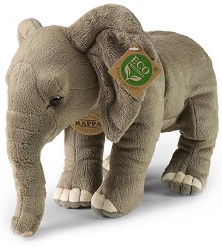 Еко плюшен африкански слон - Rappa - С дължина 28 cm — 242265
