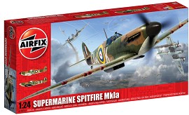 Изтребител - Supermarine Spitfire MkIa - Сглобяем авиомодел — Airfix A12001