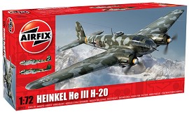 Бомбардировач - Heinkel He III H - 20 - Сглобяем авиомодел — Airfix A05021