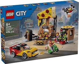 LEGO City - Доставка на пица с превозни средства - Детски конструктор — 60496