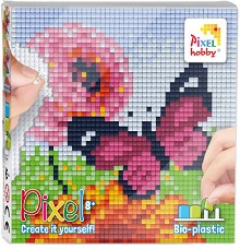 Мозайка с пиксели Пеперуда - Pixelhobby - Творчески комплект — 44011-Butterfly