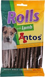 Солети за кучета Antos Rolls - 200 г, с агнешко, за всички породи