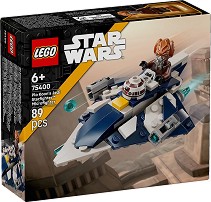 LEGO Star Wars - Джедайски изтребител Microfighter на Пло Куун - Детски конструктор — 75400