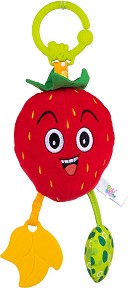 Играчка за закачане BaliBazoo Strawberry Bell