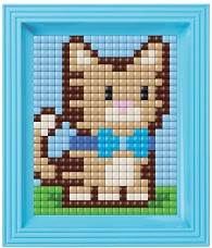 Мозайка с пиксели Коте - Pixelhobby - Творчески комплект — 12062