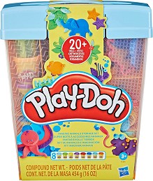 Въображаеми животинки - Play-Doh - Творчески комплект с моделин — F7381
