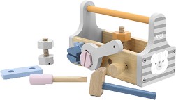 Дървен сандък с инструменти - Viga Toys - От серията PolarB — 44008