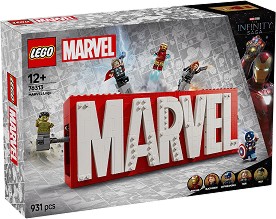 LEGO Marvel Super Heroes - Лого на Marvel и мини фигури - Детски конструктор — 76313