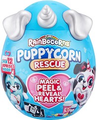 Плюшено кученце с рог изненада Puppycorn - Zuru - От серията Rainbocorns — 9261