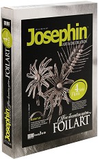 Създай сам от станиол Josephin - Полски цветя - Творчески комплект от серията Foil Art — 277004
