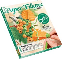 Създай сам квилинг картина Josephin - Грозд - Творчески комплект от серията Paper Filigree — 967004