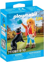 Playmobil My Life - Жена с планинско куче — 71738