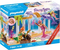 Playmobil Princess - Съкровище на русалки с делфини — 71861