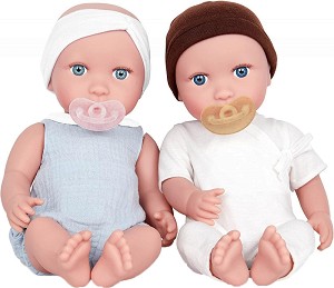 Кукли бебета близнаци - Battat - С аксесоари от серията Lulla Baby — BTBAB7219