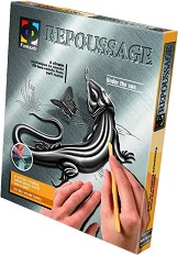 Направи гравюра - Гущер - Творчески комплект от серията Repoussage — Фантазьор 437006