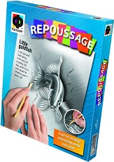 Направи сам гравюра - Златната рибка - Творчески комплект от серията Repoussage — Фантазьор 437011