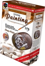 Рисувай върху камъчета - Кученце - Творчески комплект от серията Stone Painting — Фантазьор 394006