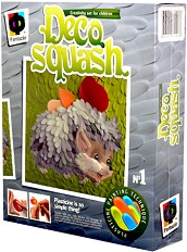 Създай сам картина от пластилин - Таралеж - Творчески комплект от серията Deco Squash — Фантазьор 447001