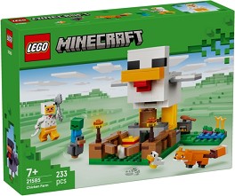 LEGO Minecraft - Пилешка ферма - Детски конструктор — 21585