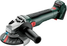 Акумулаторен ъглошлайф Metabo W 18 LT BL 11-125 Solo - С аксесоари, без батерия и зарядно