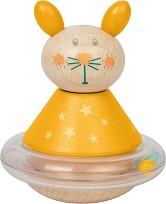 Дървена невеляшка зайче Roly-Poly - Bigjigs Toys — 36083