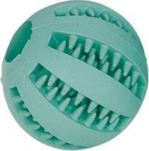 Гумена дентална топка за кучета Nobby — ∅ 5 см, с аромат на мента, от серията Dental Line
